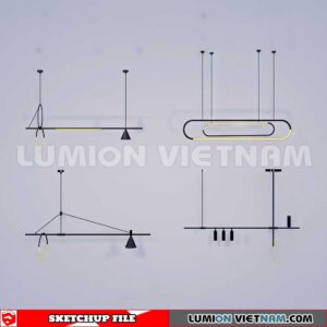 230705. Ceiling light Sketchup 3D Models