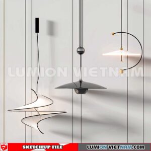 230705. Ceiling light Sketchup 3D Models