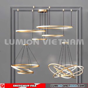 230705. Ceiling light Sketchup 3D Models