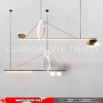 230705. Ceiling light Sketchup 3D Models