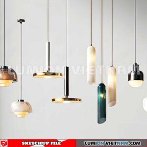 230705. Ceiling light Sketchup 3D Models