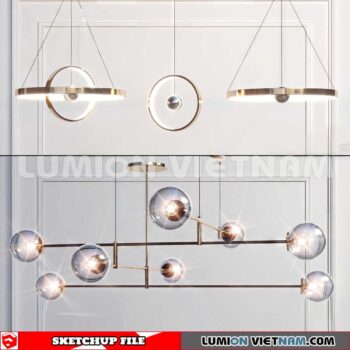 230705. Ceiling light Sketchup 3D Models