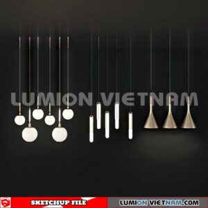230705. Ceiling light Sketchup 3D Models