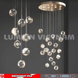 230705. Ceiling light Sketchup 3D Models