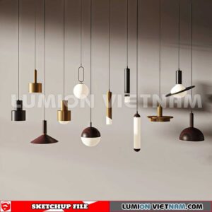 230705. Ceiling light Sketchup 3D Models