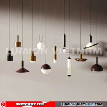 230705. Ceiling light Sketchup 3D Models