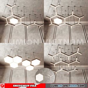 230705. Ceiling light Sketchup 3D Models