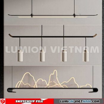 230705. Ceiling light Sketchup 3D Models