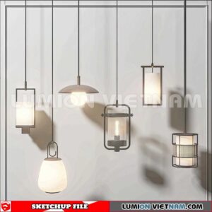 230705. Ceiling light Sketchup 3D Models