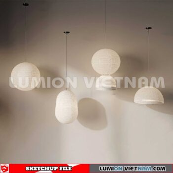 230705. Ceiling light Sketchup 3D Models