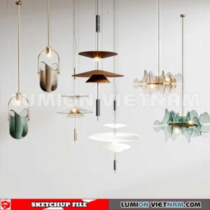 230705. Ceiling light Sketchup 3D Models