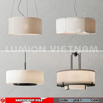 230705. Ceiling light Sketchup 3D Models