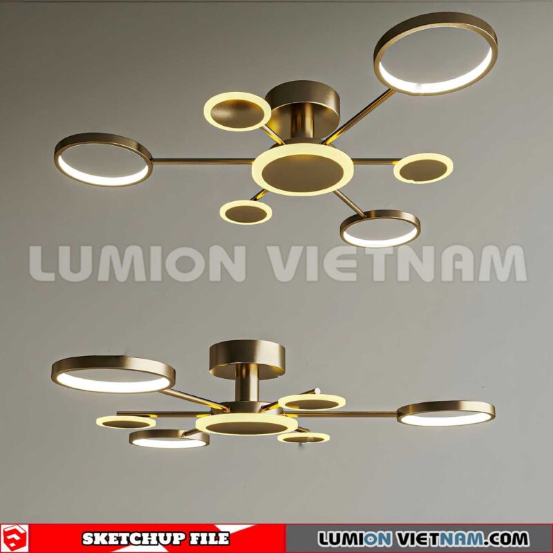 230705. Ceiling light Sketchup 3D Models