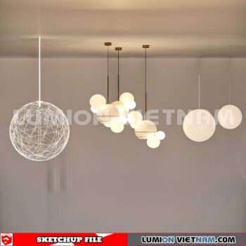 230705. Ceiling light Sketchup 3D Models