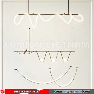 230705. Ceiling light Sketchup 3D Models