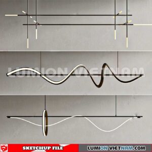 230705. Ceiling light Sketchup 3D Models