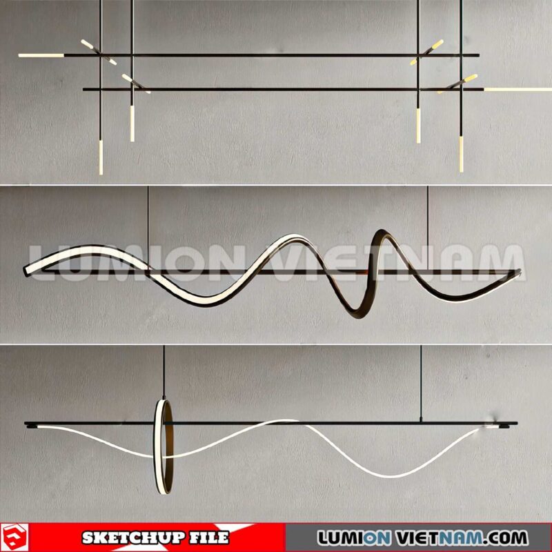 230705. Ceiling light Sketchup 3D Models