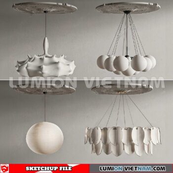 230705. Ceiling light Sketchup 3D Models