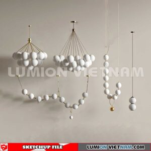 230705. Ceiling light Sketchup 3D Models
