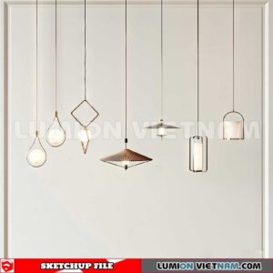 230705. Ceiling light Sketchup 3D Models