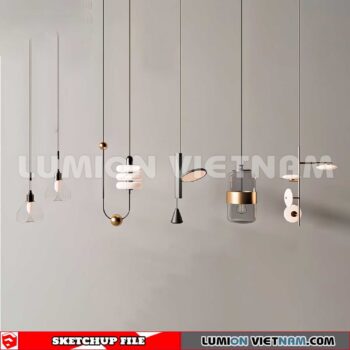 230705. Ceiling light Sketchup 3D Models