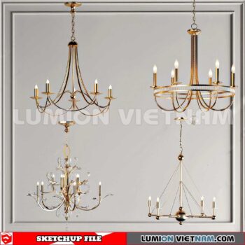 230705. Ceiling light Sketchup 3D Models