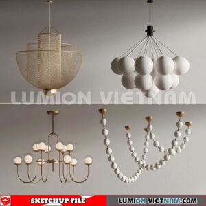 230705. Ceiling light Sketchup 3D Models