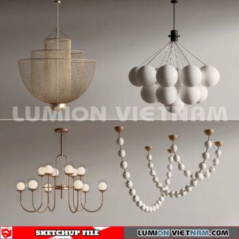 230705. Ceiling light Sketchup 3D Models
