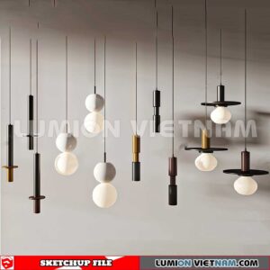 230705. Ceiling light Sketchup 3D Models