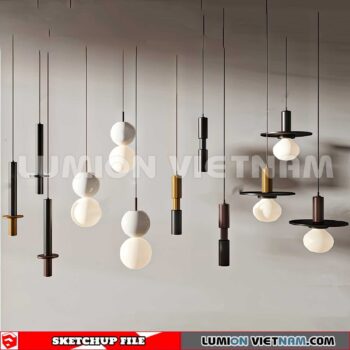 230705. Ceiling light Sketchup 3D Models