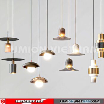 230705. Ceiling light Sketchup 3D Models