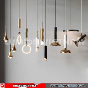 230705. Ceiling light Sketchup 3D Models