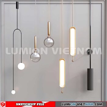 230705. Ceiling light Sketchup 3D Models