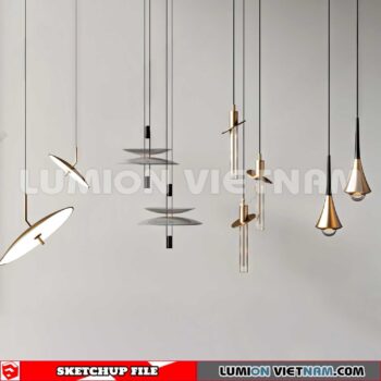 230705. Ceiling light Sketchup 3D Models