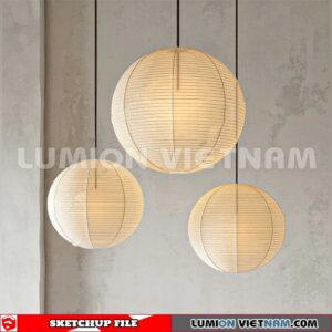 230705. Ceiling light Sketchup Enscape 3D Models