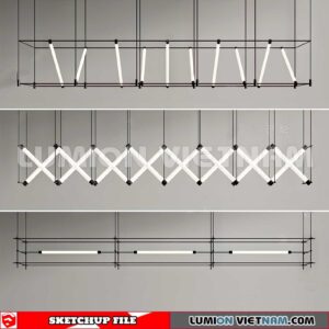 230705. Ceiling light Sketchup Enscape 3D Models