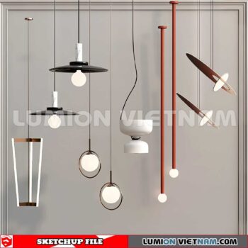 230705. Ceiling light Sketchup 3D Models