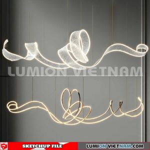 230705. Ceiling light Sketchup Enscape 3D Models