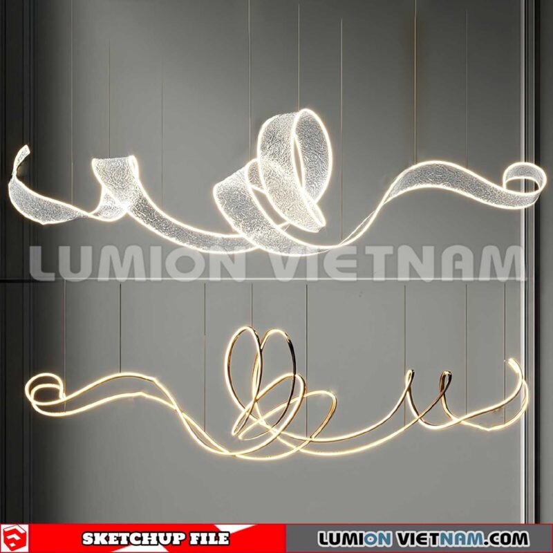 230705. Ceiling light Sketchup Enscape 3D Models