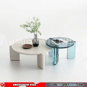 230710. Tea Table Sketchup 3D Models