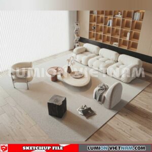 230710. Tea Table Sketchup 3D Models