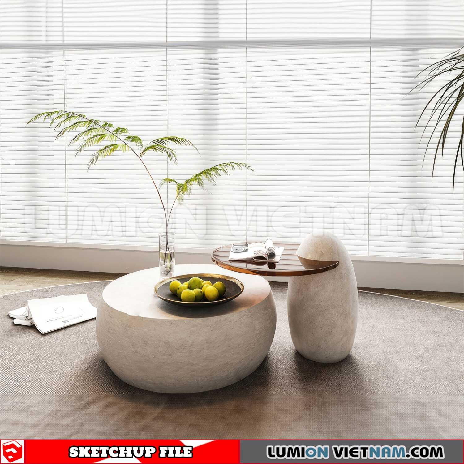 230710-Tea-Table-(13)-Sketchup-Models