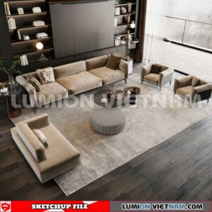 230710. Tea Table Sketchup 3D Models