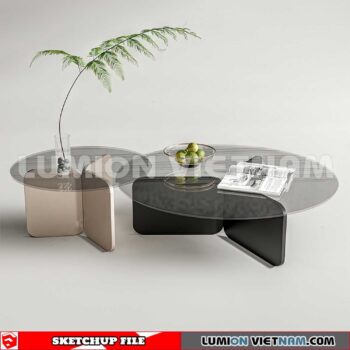 230710. Tea Table Sketchup 3D Models