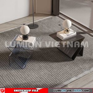 230710. Tea Table Sketchup 3D Models