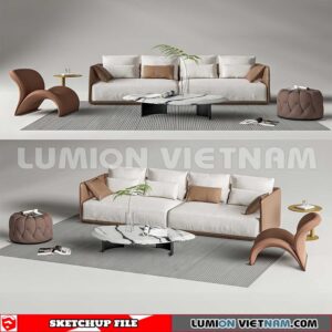 230710. Tea Table Sketchup 3D Models