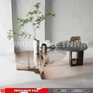 230710. Tea Table Sketchup 3D Models