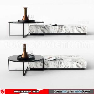 230710. Tea Table Sketchup 3D Models