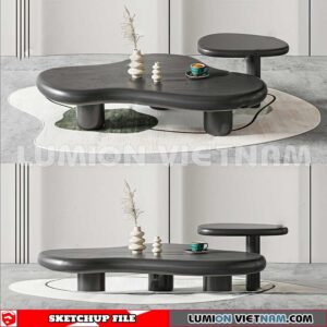 230710. Tea Table Sketchup 3D Models