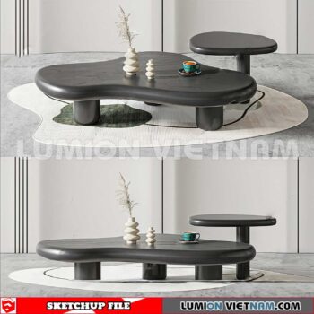 230710. Tea Table Sketchup 3D Models